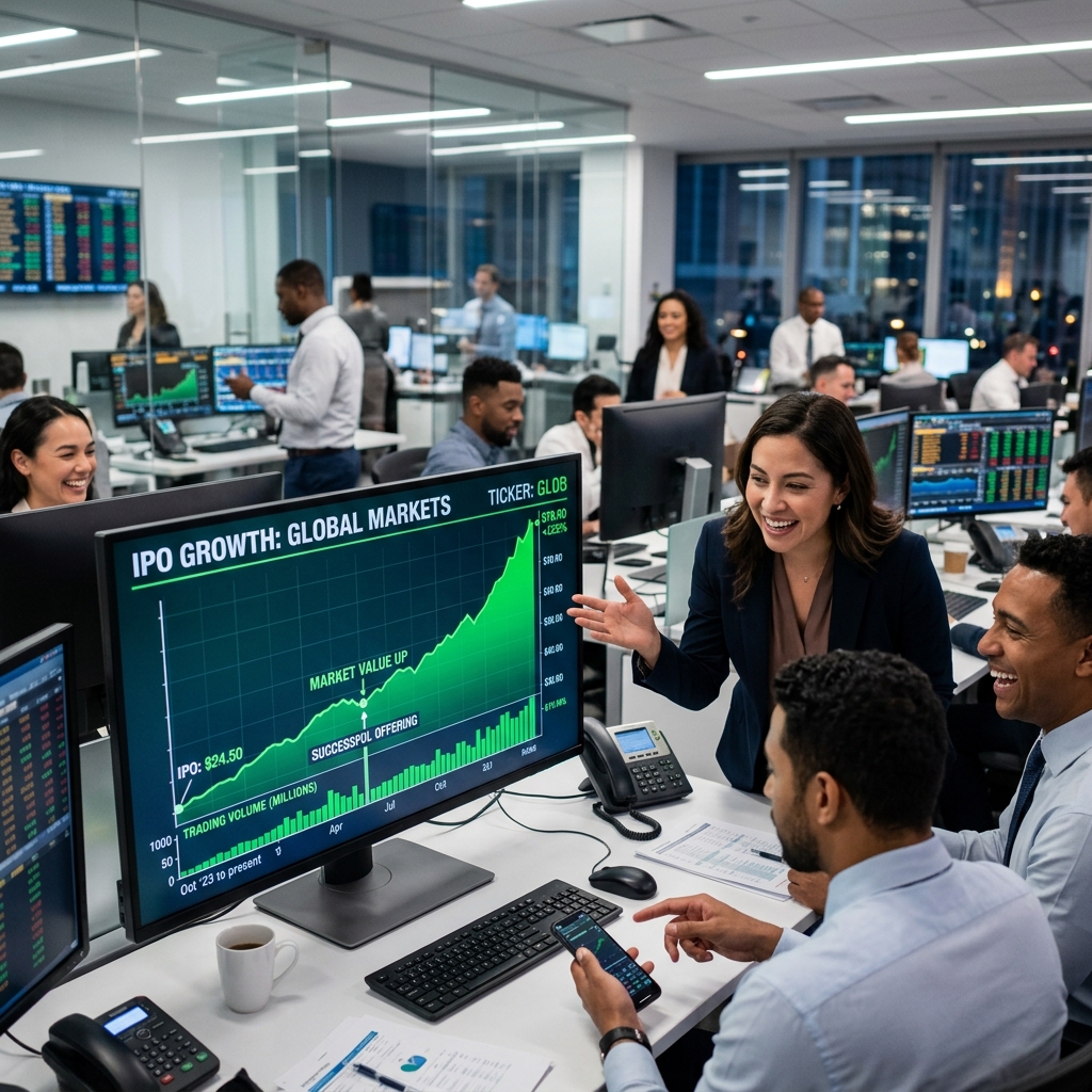Traders analyzing charts