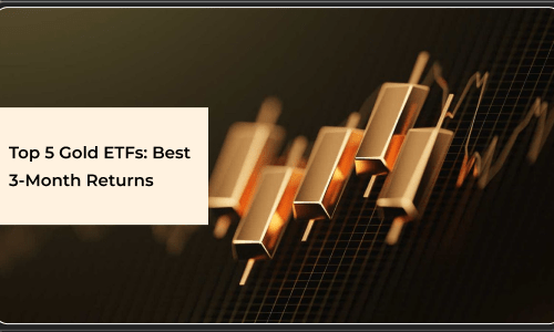 Top 5 Gold ETFs with The Wealth Company leading 3-month returns
